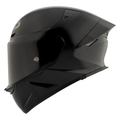 KYT TT Revo Plain Gloss Black Helmet, view 1