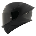 KYT TT Revo Plain Matt Black Helmet, view 1