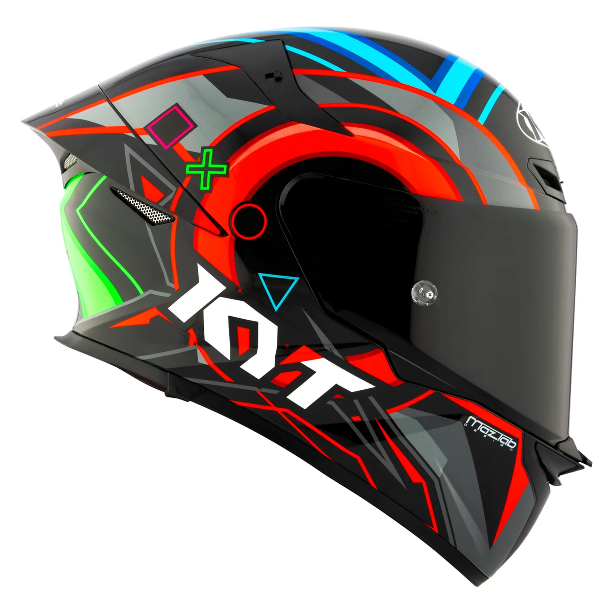 KYT TT Revo Ratthapark Play Replica Helmet, view 2