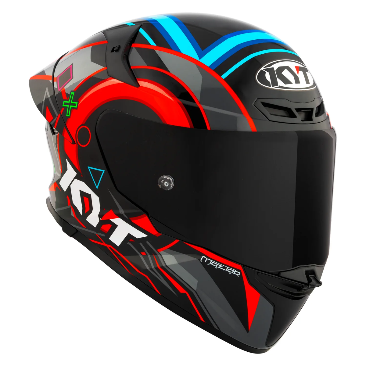 KYT TT Revo Ratthapark Play Replica Helmet, view 4