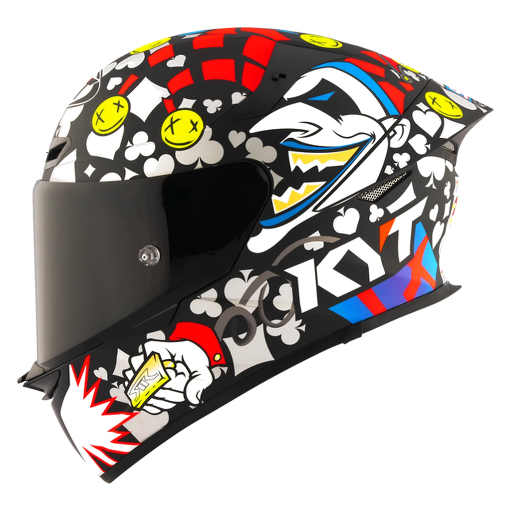 KYT TT Revo Riccardo Rossi 2022 Replica Helmet (Matt), view 1