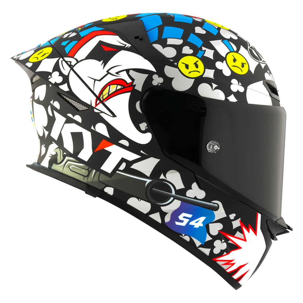 KYT TT Revo Riccardo Rossi 2022 Replica Helmet (Matt), view 2