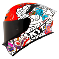 KYT TT Revo Sushi Time Gloss Helmet, view 1