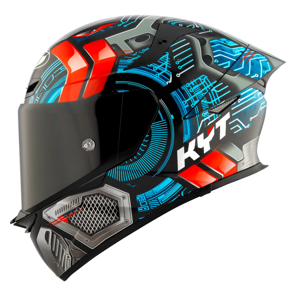 KYT TT Revo Synchrotron Gloss Helmet, view 1
