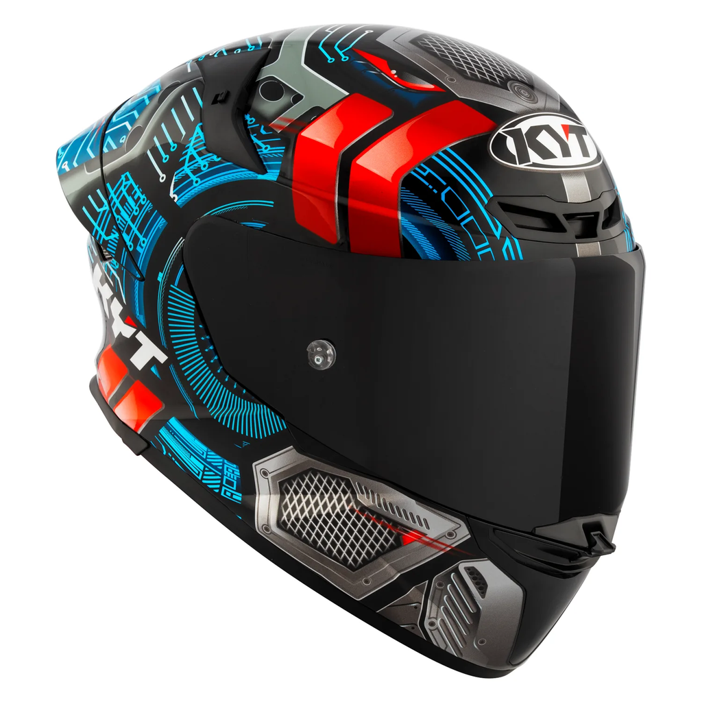 KYT TT Revo Synchrotron Gloss Helmet, view 4