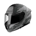 LS2 FF320 Stream II Shadow M grey full-face helmet with clear visor
