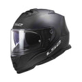 FF800 Storm II full-face helmet, solid matt black, clear visor