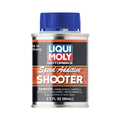 Liqui Moly 4T Speed Additive Shooter bottle with blue cap and Speed Additive label