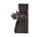 Lone Ranger DRYD V2 waterproof riding gloves, black with red accents and knuckle armor