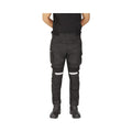 Black riding pants with tailbone protector, 2-layer design, front cargo pockets