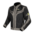 LS2 Garda Air Riding Jacket in green black hi-vi yellow, view 1