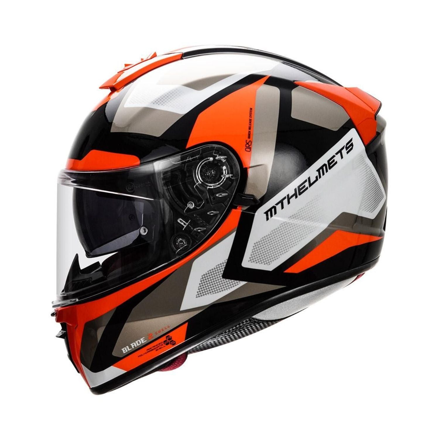 MT Blade2 SV Finishline Helmet (Gloss Red Black)