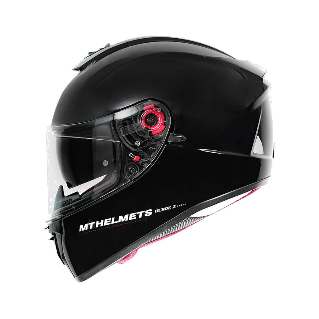 MT Blade 2 SV Solid A1 Gloss Black Helmet in black, view 1