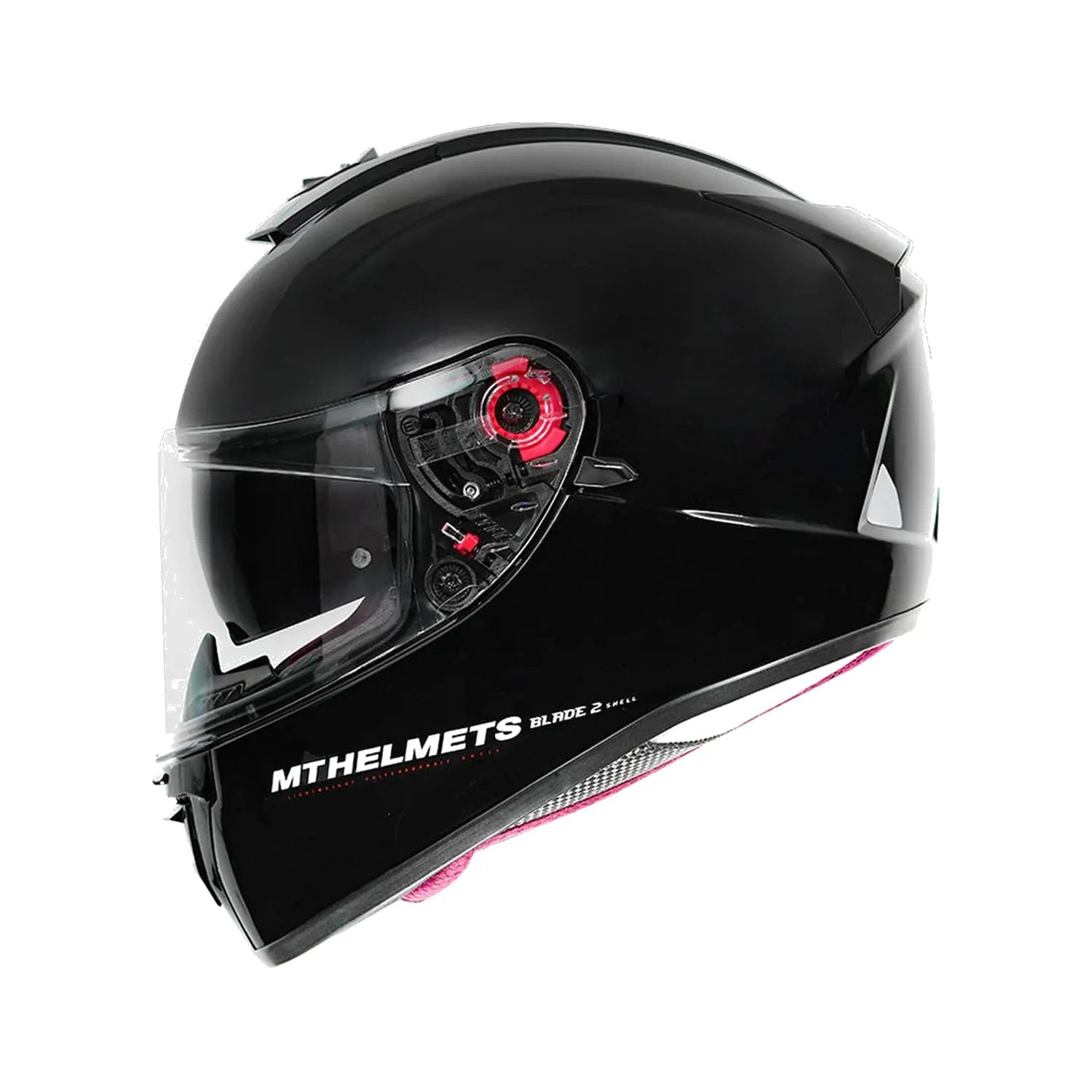 MT Blade 2 SV Solid A1 Gloss Black Helmet in black, view 1