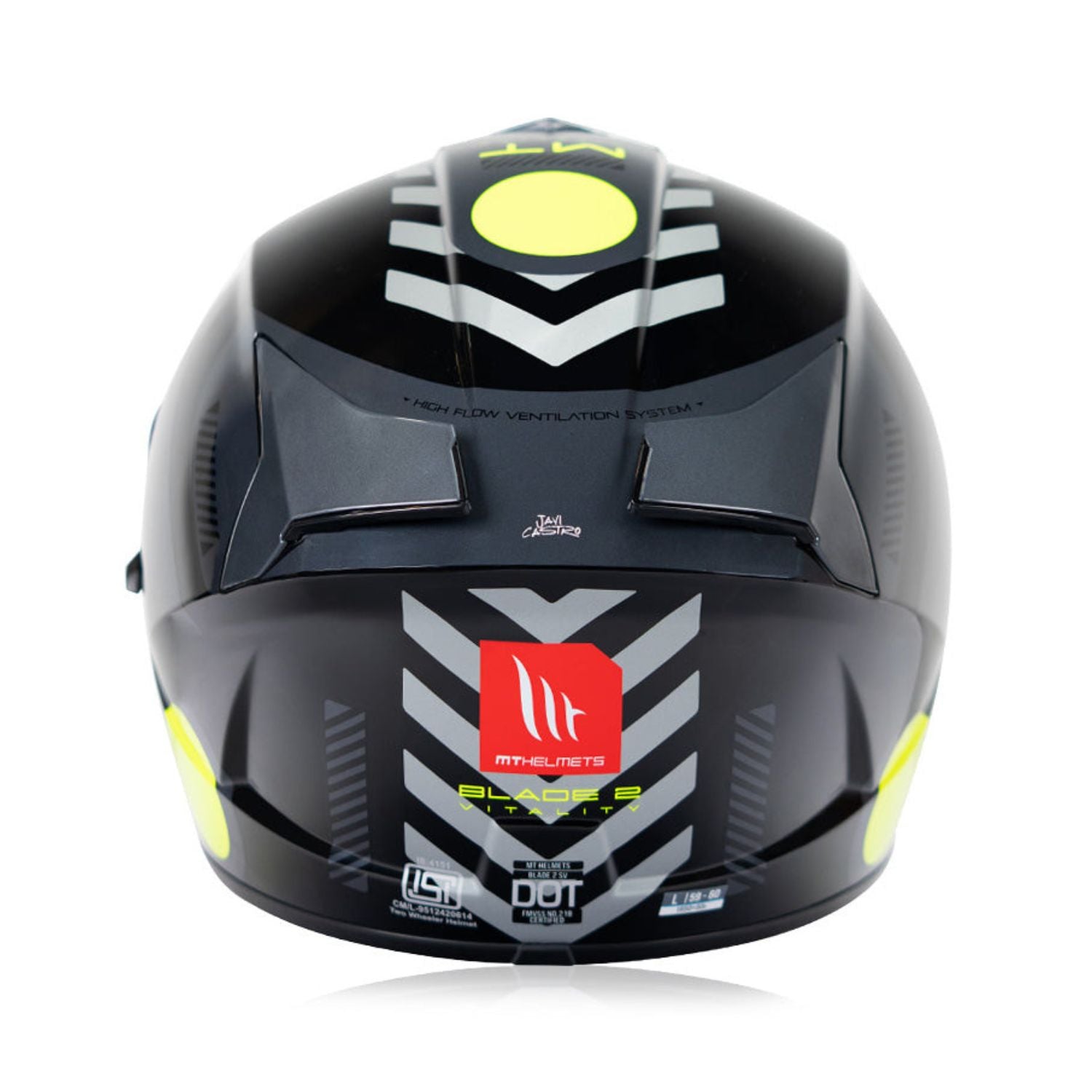 MT Blade 2 SV Vitality B3 Helmet (Fluor Gloss)