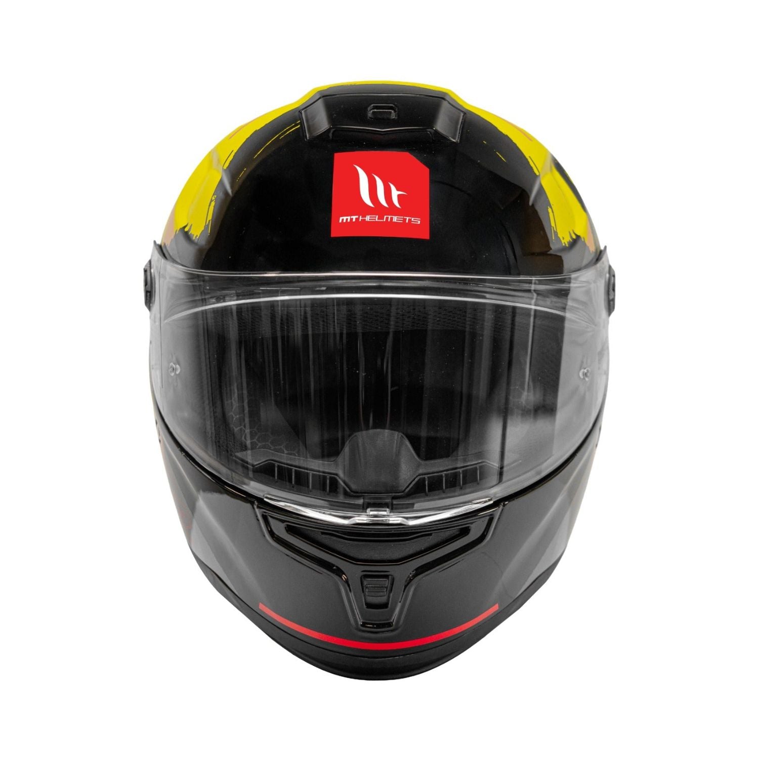 MT Hummer Monti B3 Helmet (Gloss Black Yellow)