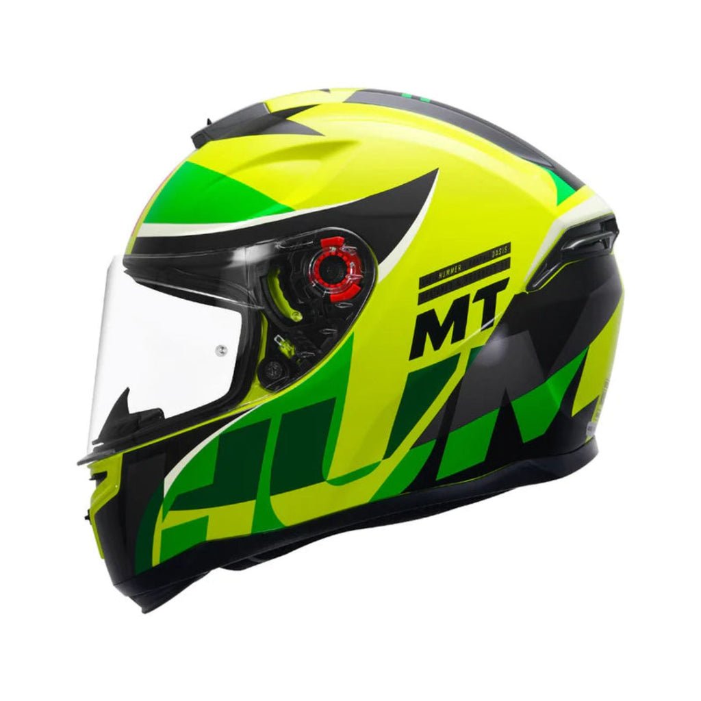 MT Hummer Oasis Helmet (Gloss Fl Yellow)
