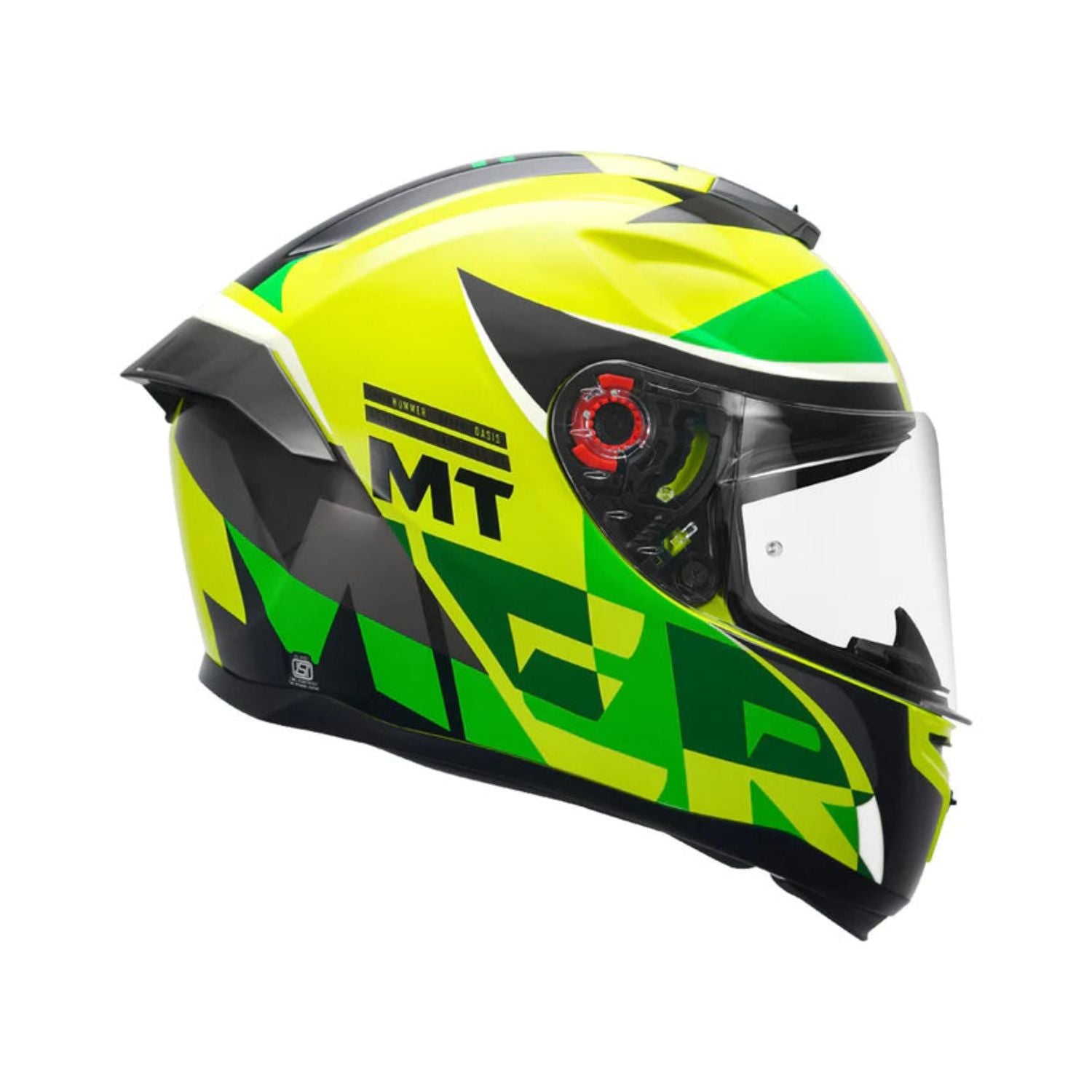 MT Hummer Oasis Helmet (Gloss Fl Yellow)