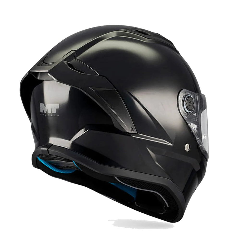 MT Stinger 2 Pure A1 Gloss Black Helmet in black, view 2