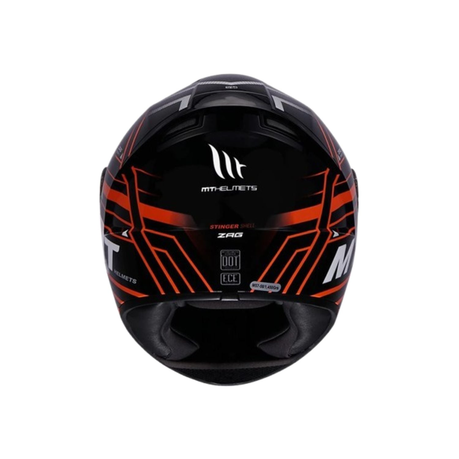 MT Stinger Zag Helmet (Gloss Orange)