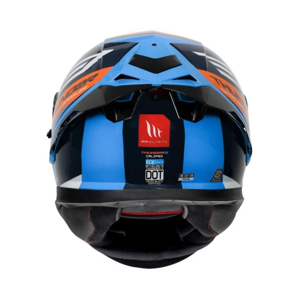 MT Thunder3 SV Pro Calipso Helmet (Gloss FL Blue)