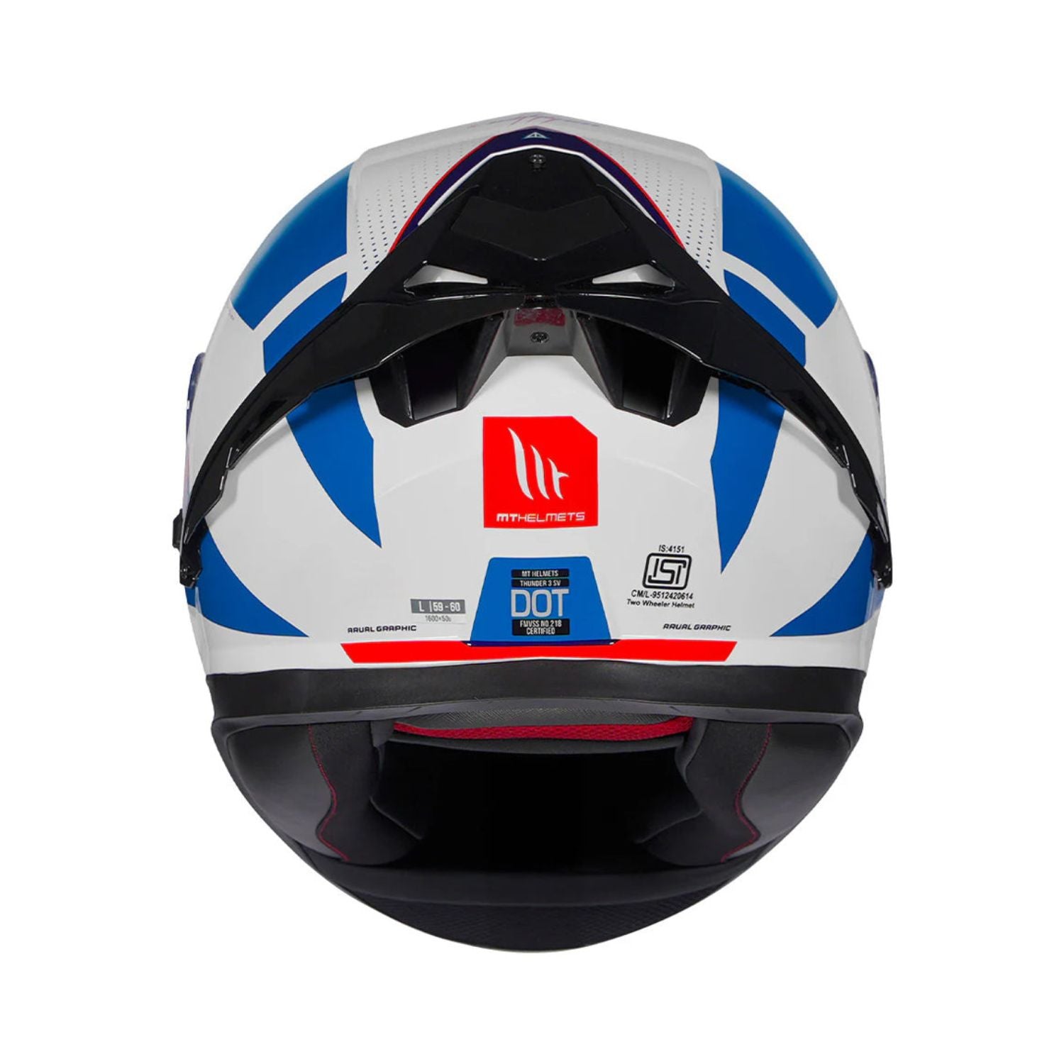 MT Thunder3 SV Spoiler Arual A0 Helmet (Gloss)