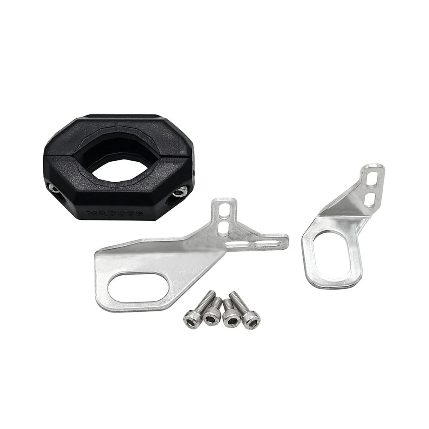 Mounting hardware and black connector ring for dimmer switch harness
