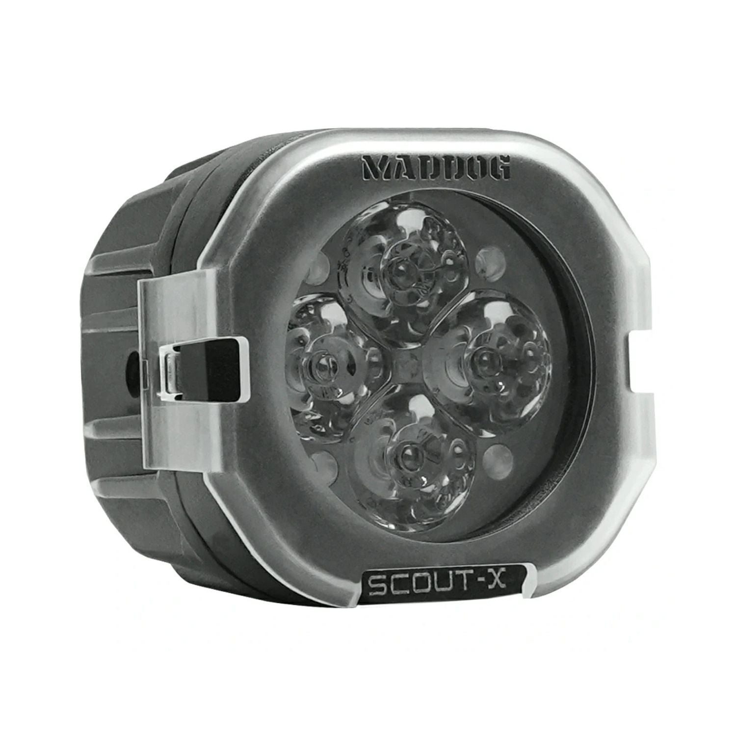 Maddog Scout-X filter housing with clear lens and mounting bracket