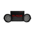 Maddog Fog Lights „Rage“ 90W, zwei runde LED-Nebelscheinwerfer im schwarzen Gehäuse