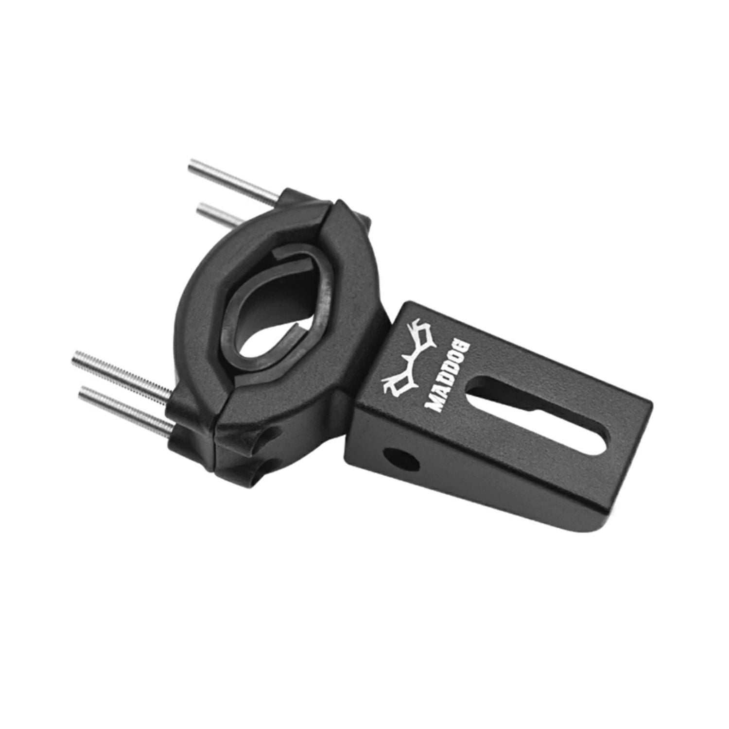 Universelle Light Mounts mit U-Halterung, schwarzer Kunststoffhalter und Schraubbolzen