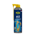 Putoline DX11 chain spray aerosol can with yellow straw applicator and blue label
