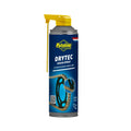 Putoline DRYTEC chain spray can with yellow nozzle and blue label
