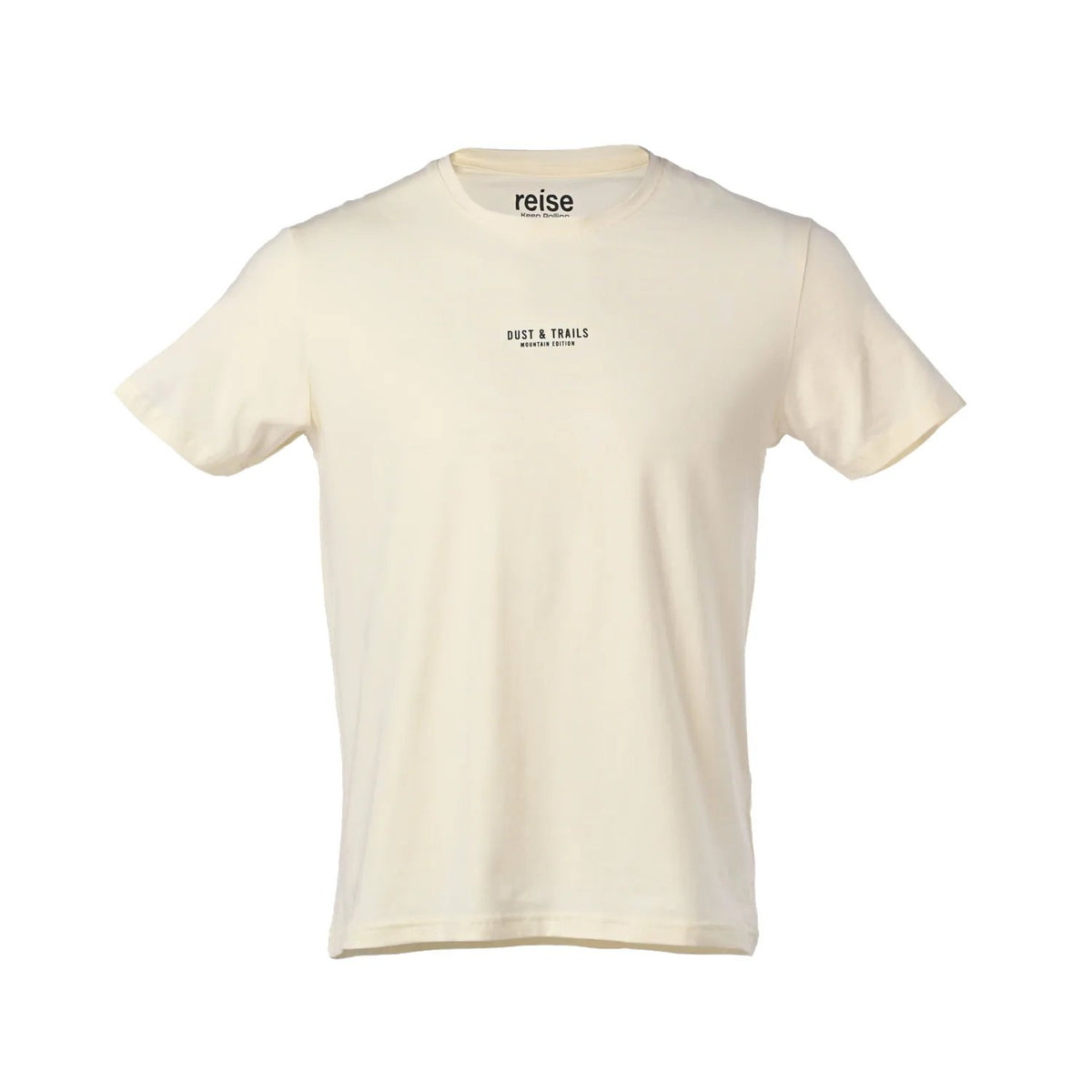 Reise Expedition t-shirt in cream, front view