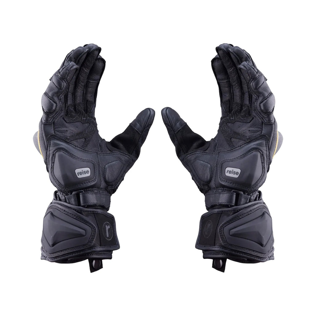 Reise Rhodes gloves in yellow, goat leather palm with TPU slider
