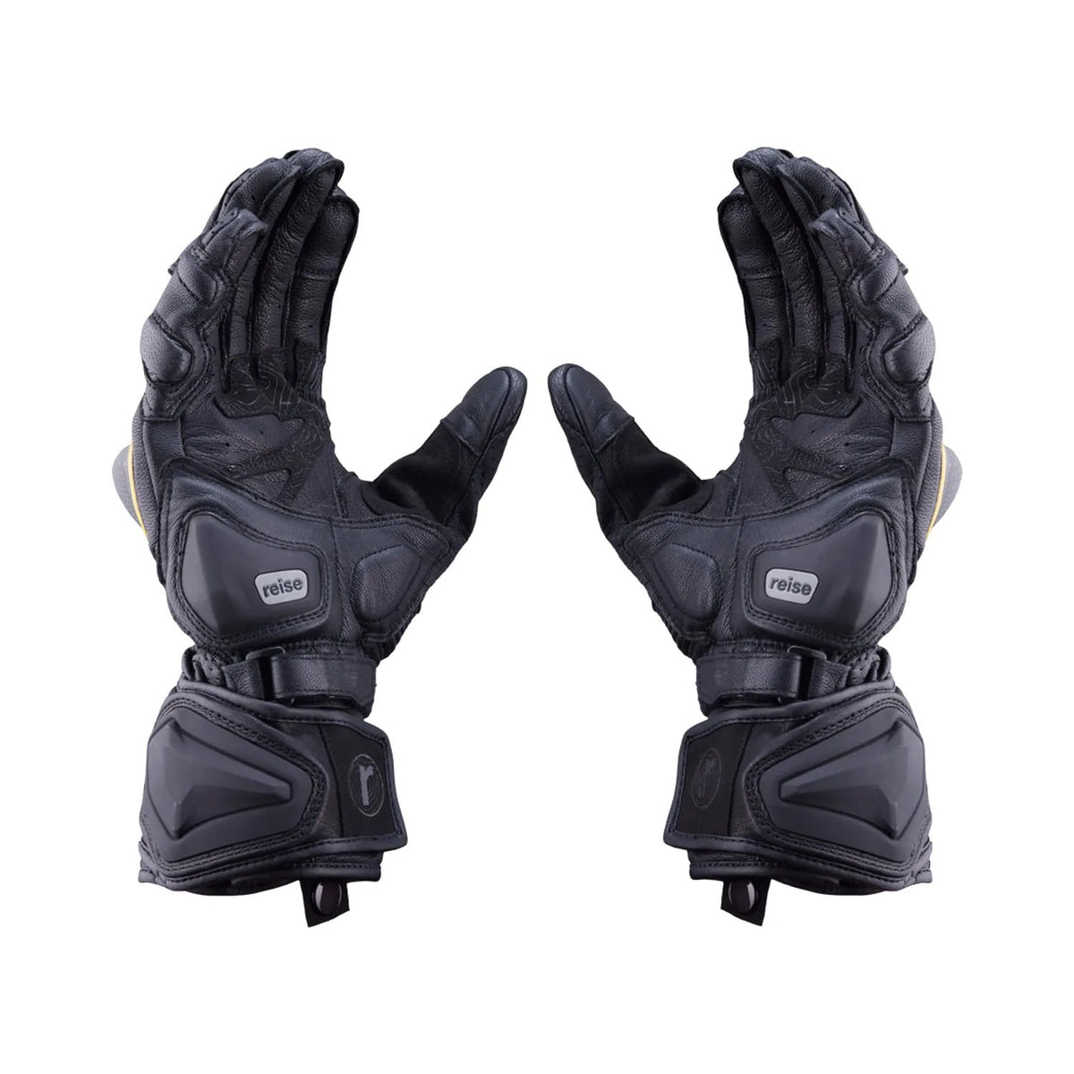Reise Rhodes gloves in yellow, goat leather palm with TPU slider