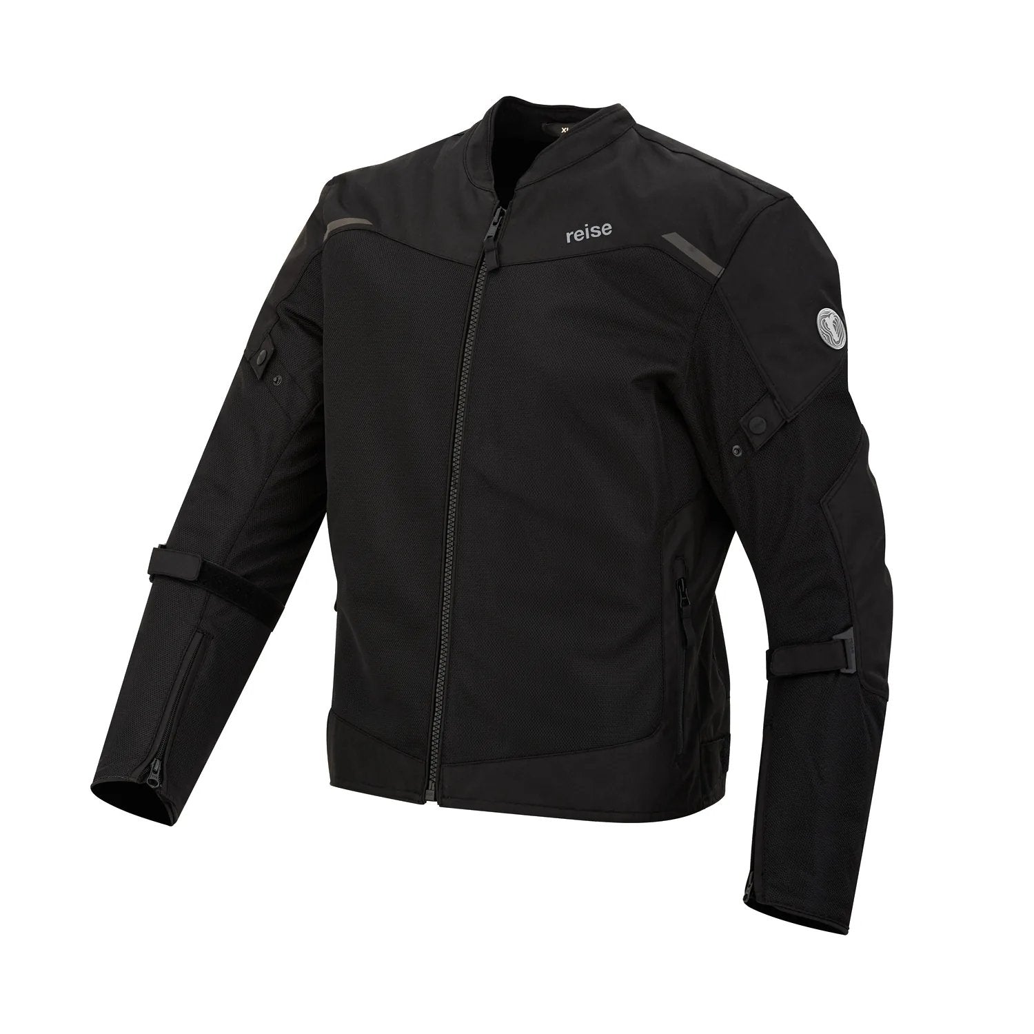 Reise Rizo urban mesh riding jacket in black, front view