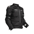 Crossroader jacket (black): front zip, pockets, size L