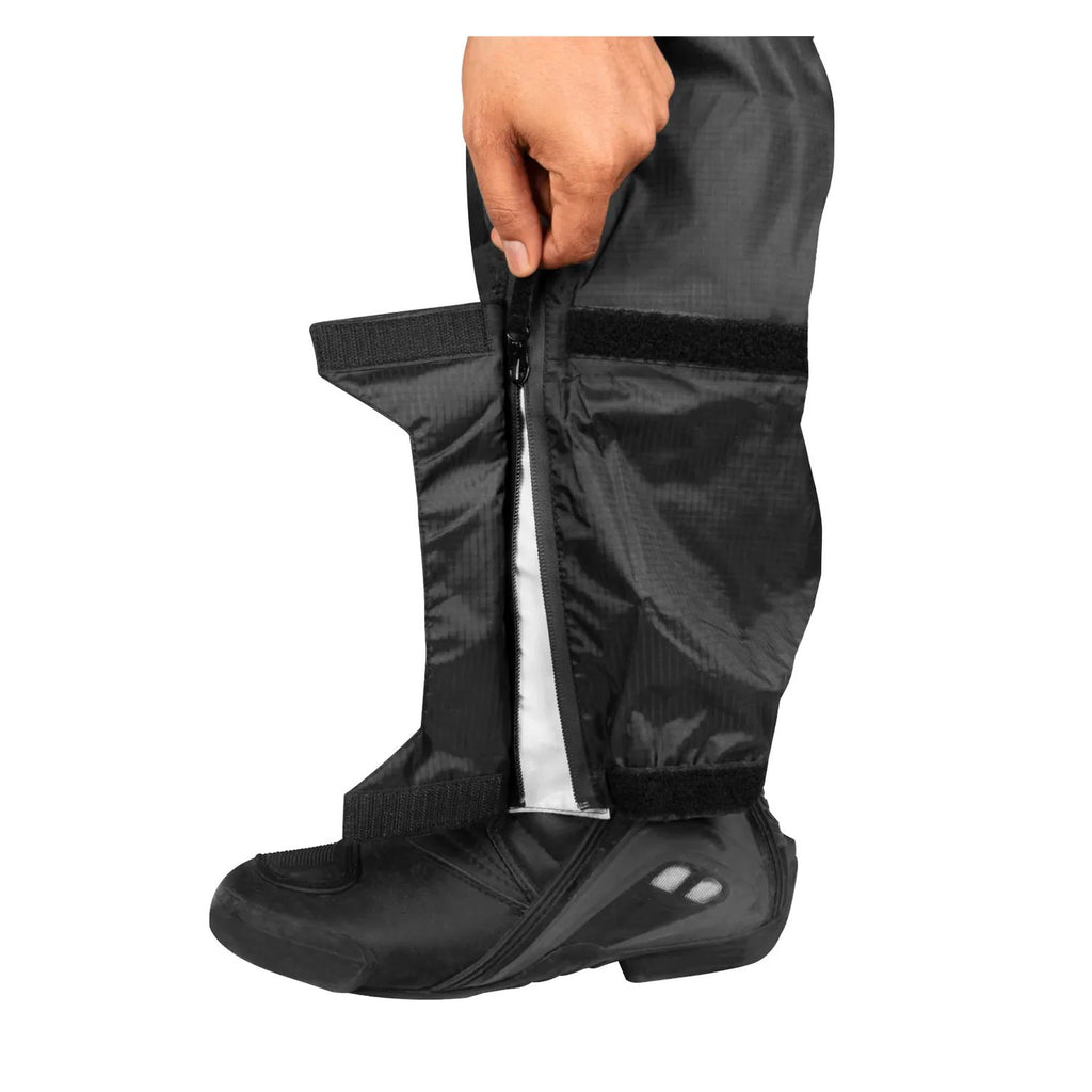 Rynox H2GO Pro rain pants waist adjustment detail