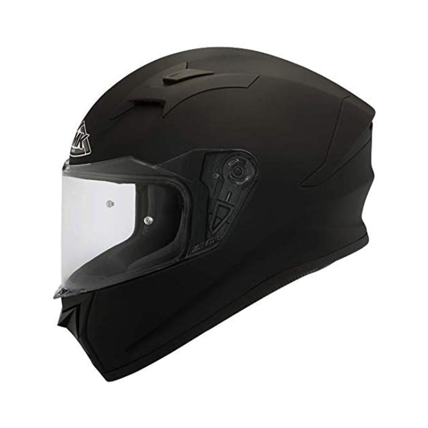 SMK Stellar MA 200 matte black full-face motorcycle helmet