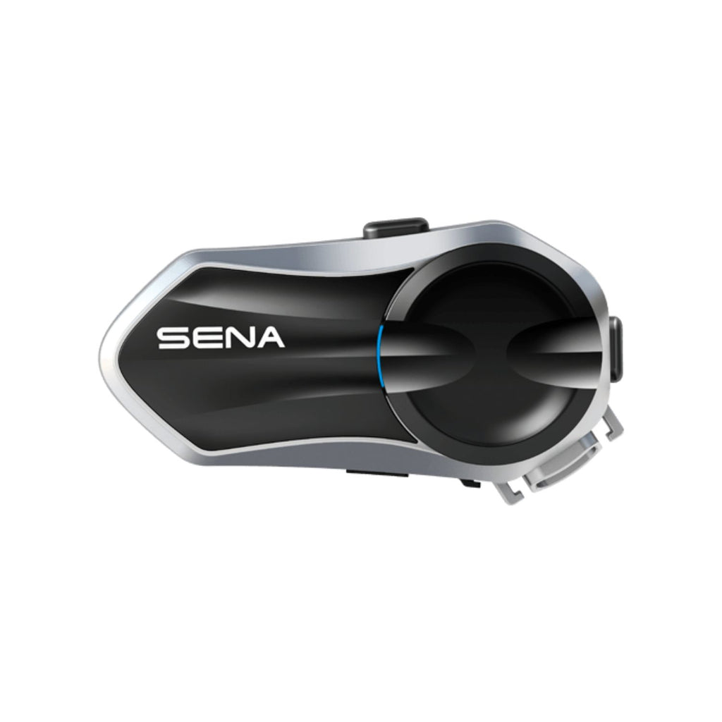 Sena B20 Bluetooth headset unit with black speaker module and silver frame