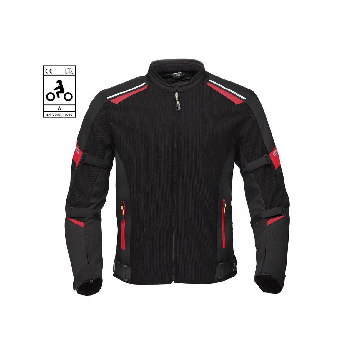 AIR-X Jacket V3.0 in black red, view 1