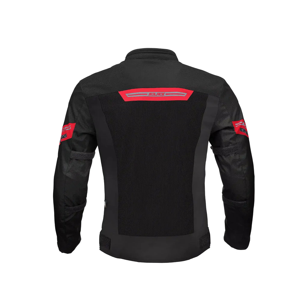 AIR-X Jacket V3.0 in black red, view 2
