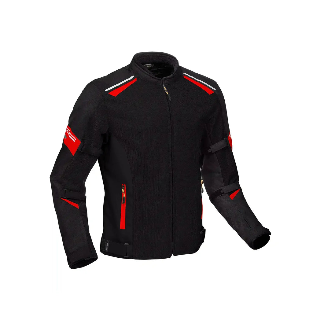 AIR-X Jacket V3.0 in black red, view 3