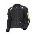 Sabre Pro V5 Riding Jacket (2XL), schwarz mit Neon-Details, Frontreißverschluss