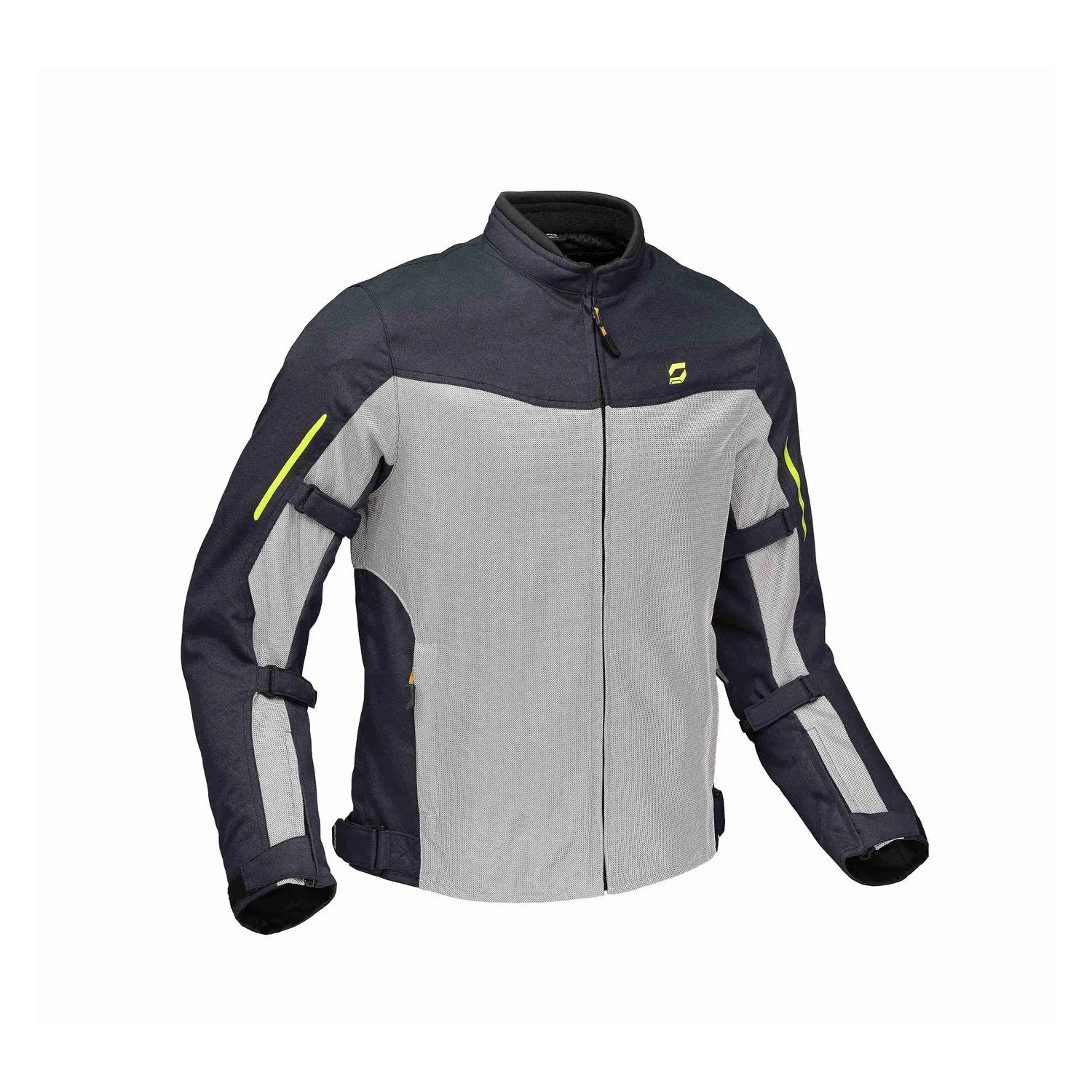 Thrift Mesh Jacket in blue and silver, view 3
