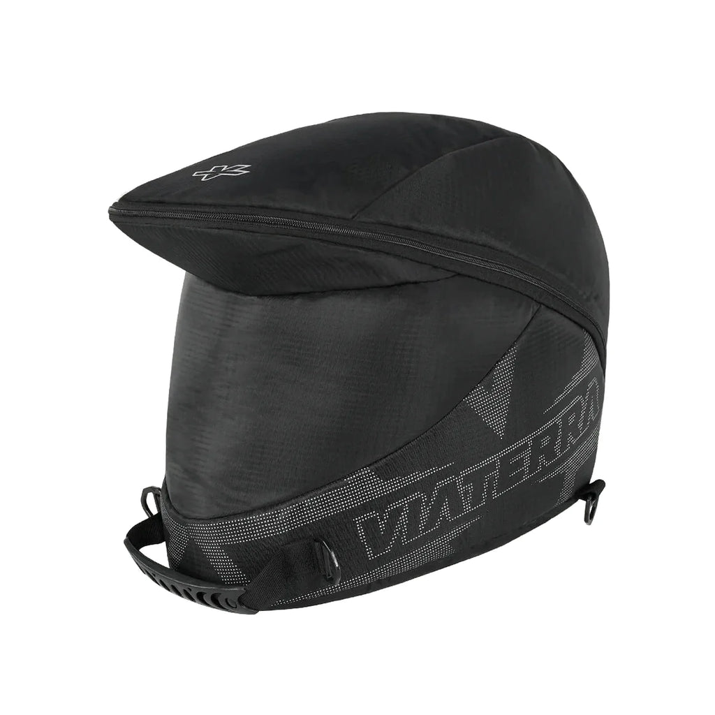 Viaterra ADV helmet bag in black for motorcycle helmet storage