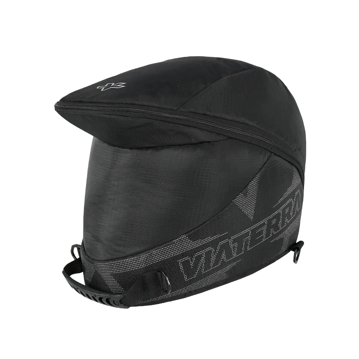 Viaterra ADV helmet bag in black for motorcycle helmet storage