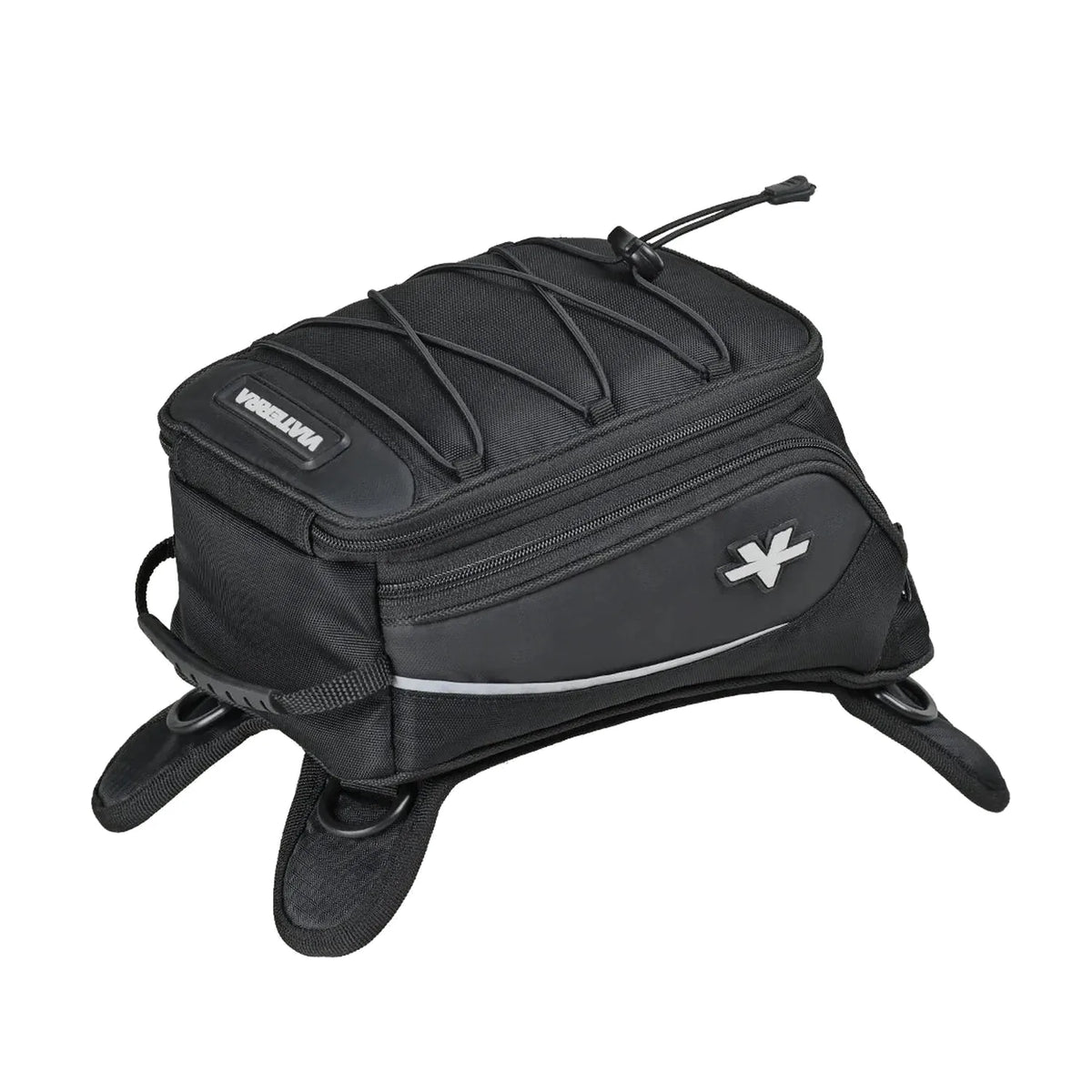 Viaterra Ace universal strap motorcycle tank bag in black