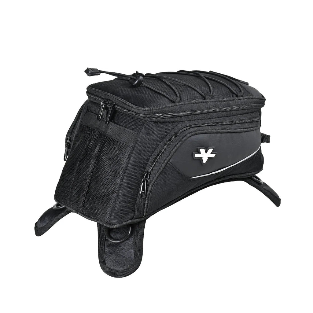 Viaterra Ace universal tank bag strap mounting detail