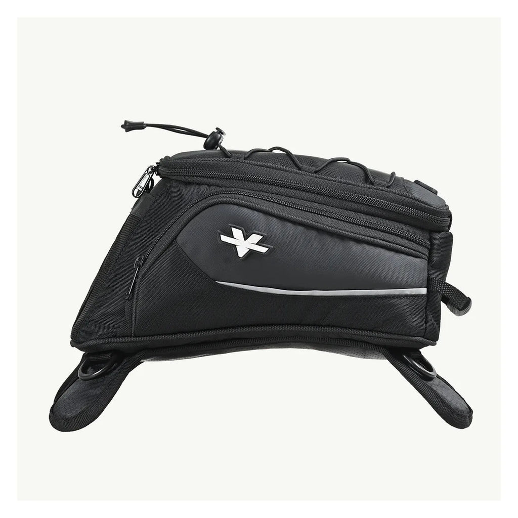 Viaterra Ace tank bag pocket and zip detail